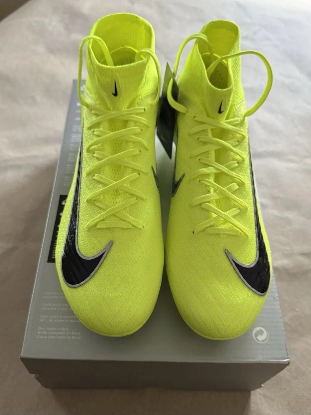 Nike Zoom Mercurial Superfly 10 Elite FG Mad Voltage Pack Mens size 7.5 Soccer!